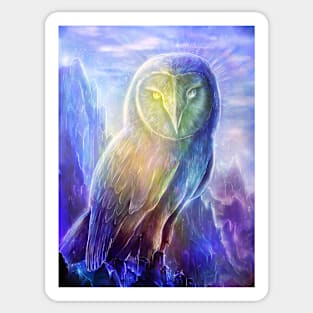 Crystalline Owl Sticker